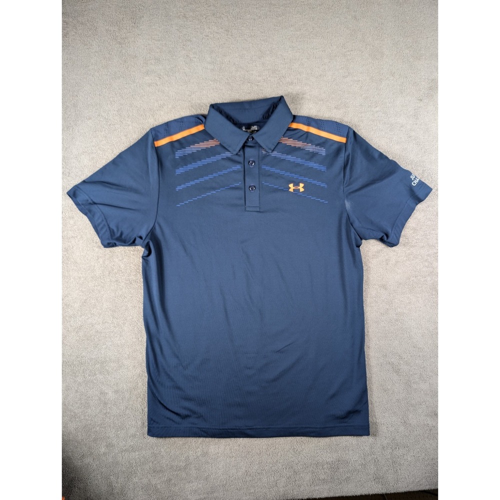 Under Armour Polo Men's Golf Shirt Lightweight Size M Loose Fit JR PGA Champ.